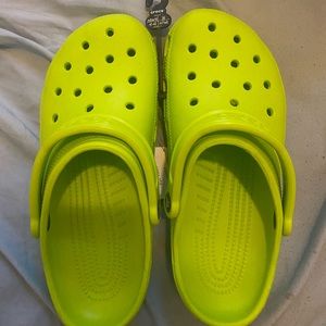Lime Green Crocs